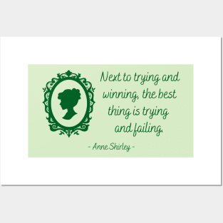 Trying and Failing - Anne of Green Gables Posters and Art